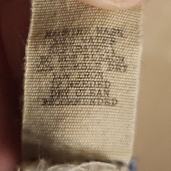 Gimmiks Boho Distressed Mixed Material Oversized Button Down Medium - Picture 8 of 9